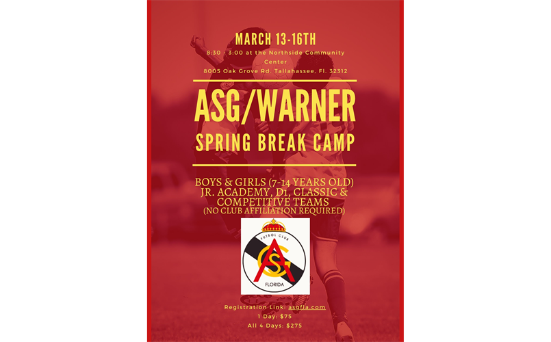 ASG/Warner Spring Break Camp